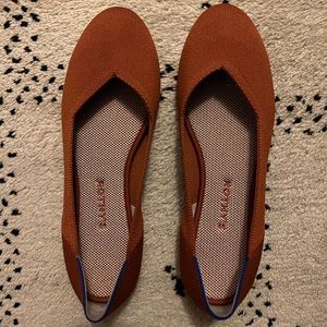 Rothy’s Orange Flats 40.5 size 10.5